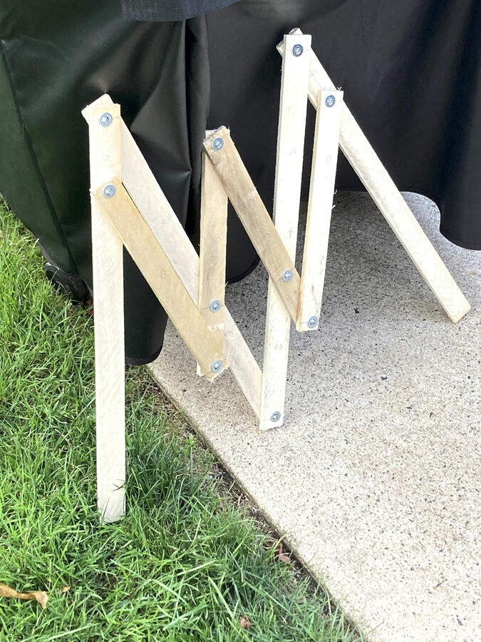 Wooden Frame for Wing Prop